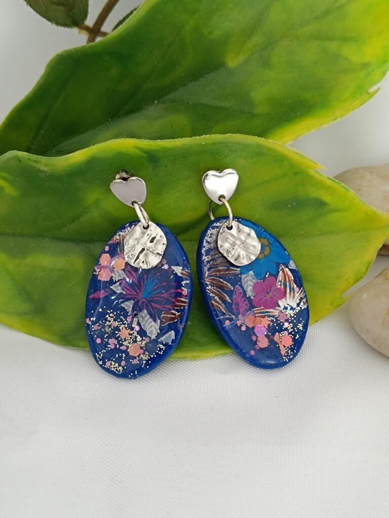 Pendientes arcilla polimérica muy ligeros, ideales para ensalzar tu belleza natural, bodas, cumpleaños, regalo único y exclusivo